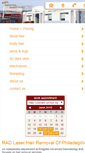 Mobile Screenshot of hairremovalphiladelphia.com